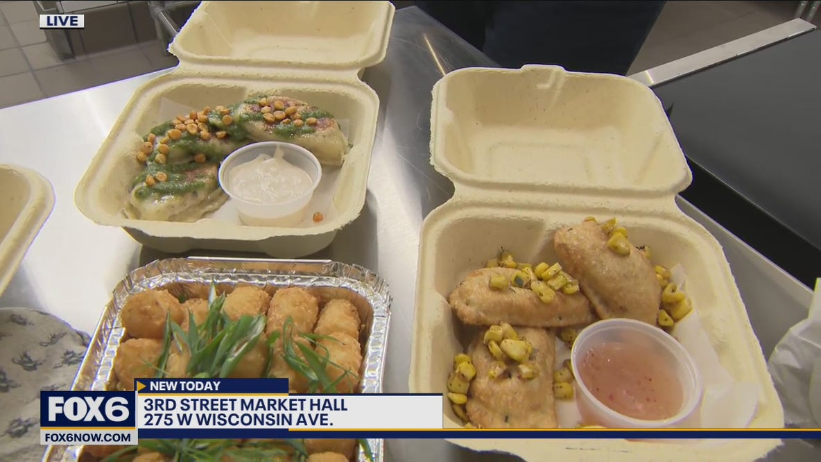 If you love to sample different cuisine from all over the world, The newly opened 3rd Street Market Place is a must stop